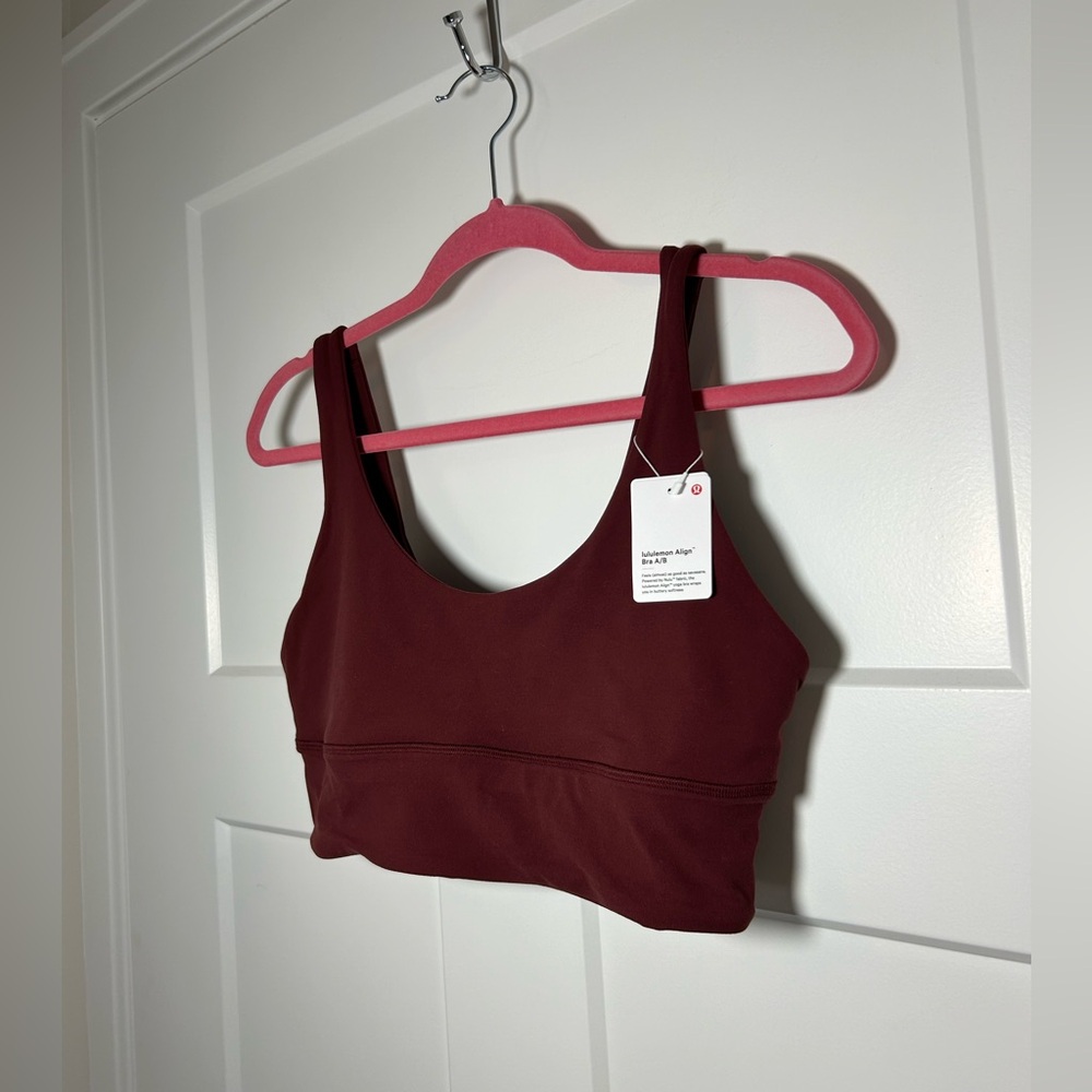 Lululemon Align Bra - Red Merlot size 12 XL bra